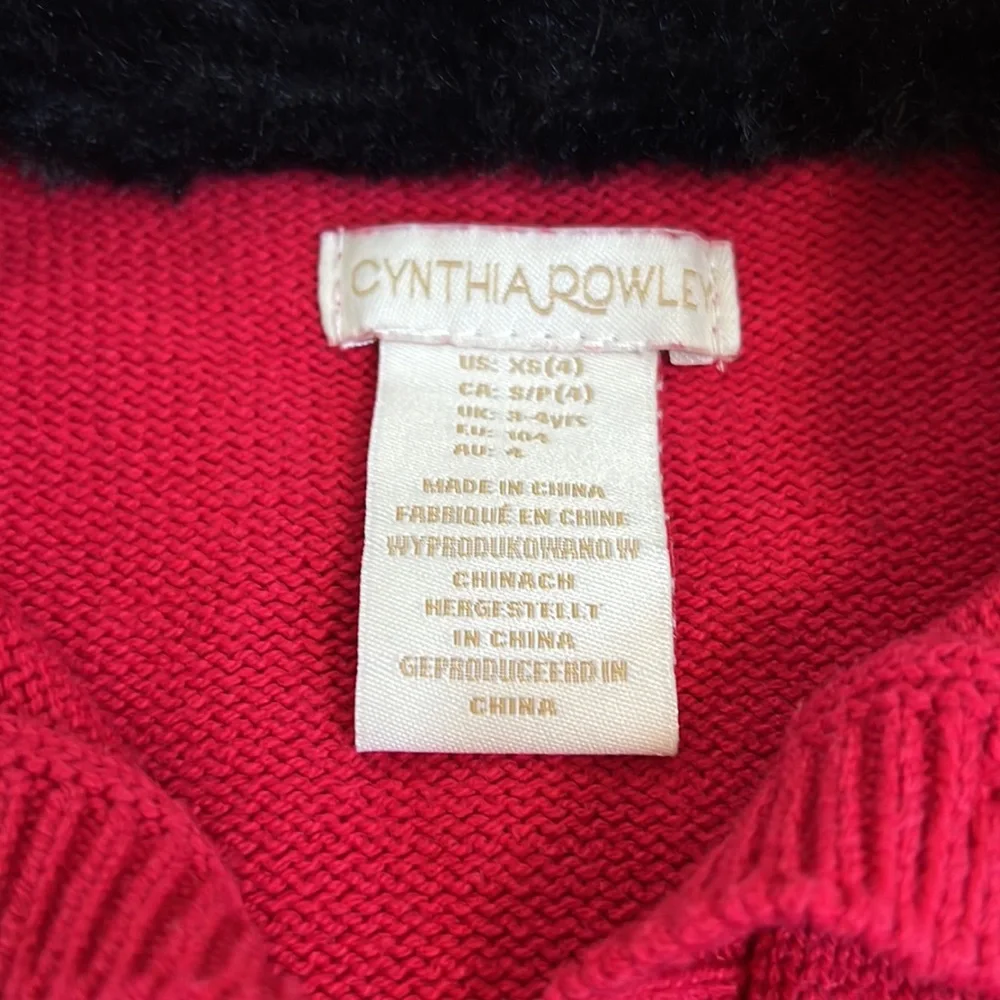 Red Button Cardigan - Picture 2 of 3